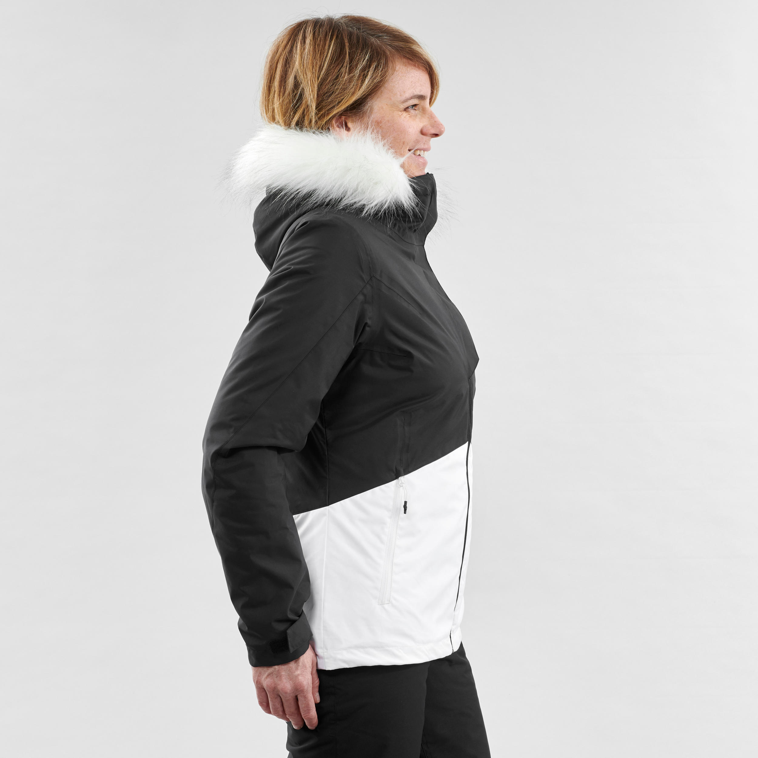Women's Ski Jacket - Black and White 6/14