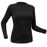 Camiseta térmica mujer esquí - BL 100 - negra