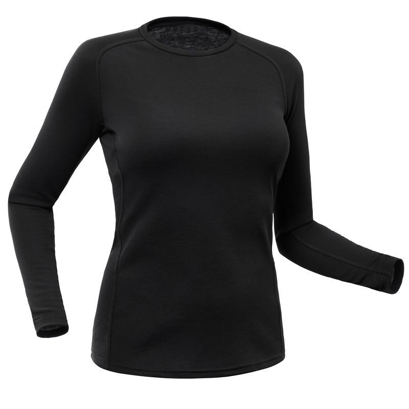 Women's Ski Base Layer Top BL 100 - Black