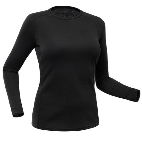 Women’s ski base layer top - BL 100 - Black 