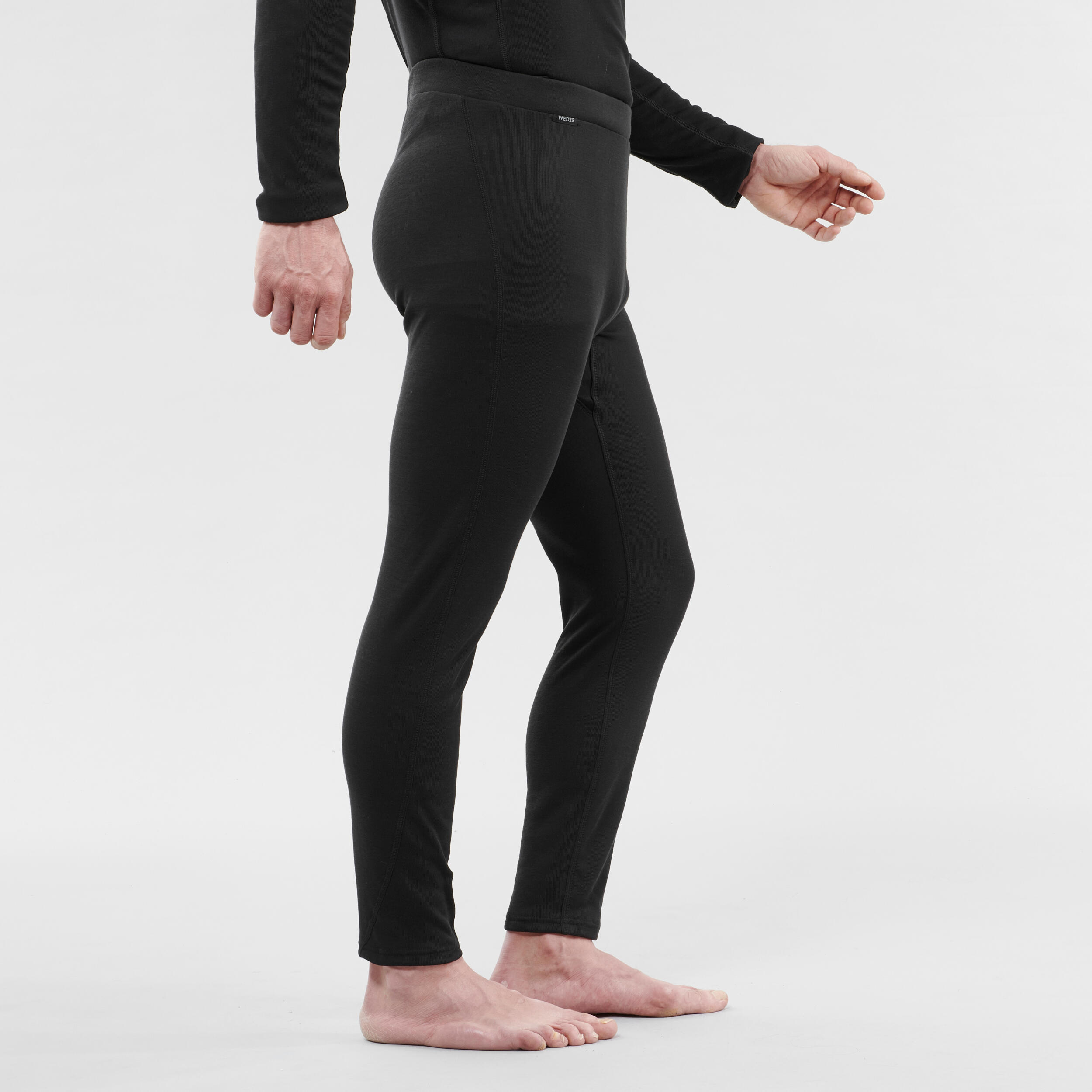 Adult Thermal Tights Keepcomfort 100 Activewear Bottoms - Black Kipsta