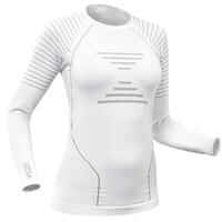 Women's Warm, Comfortable Seamless Thermal Skiing Base Layer Top BL900 - White