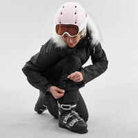 Pantalón de esquí y nieve impermeable Mujer Wedze 180 negro