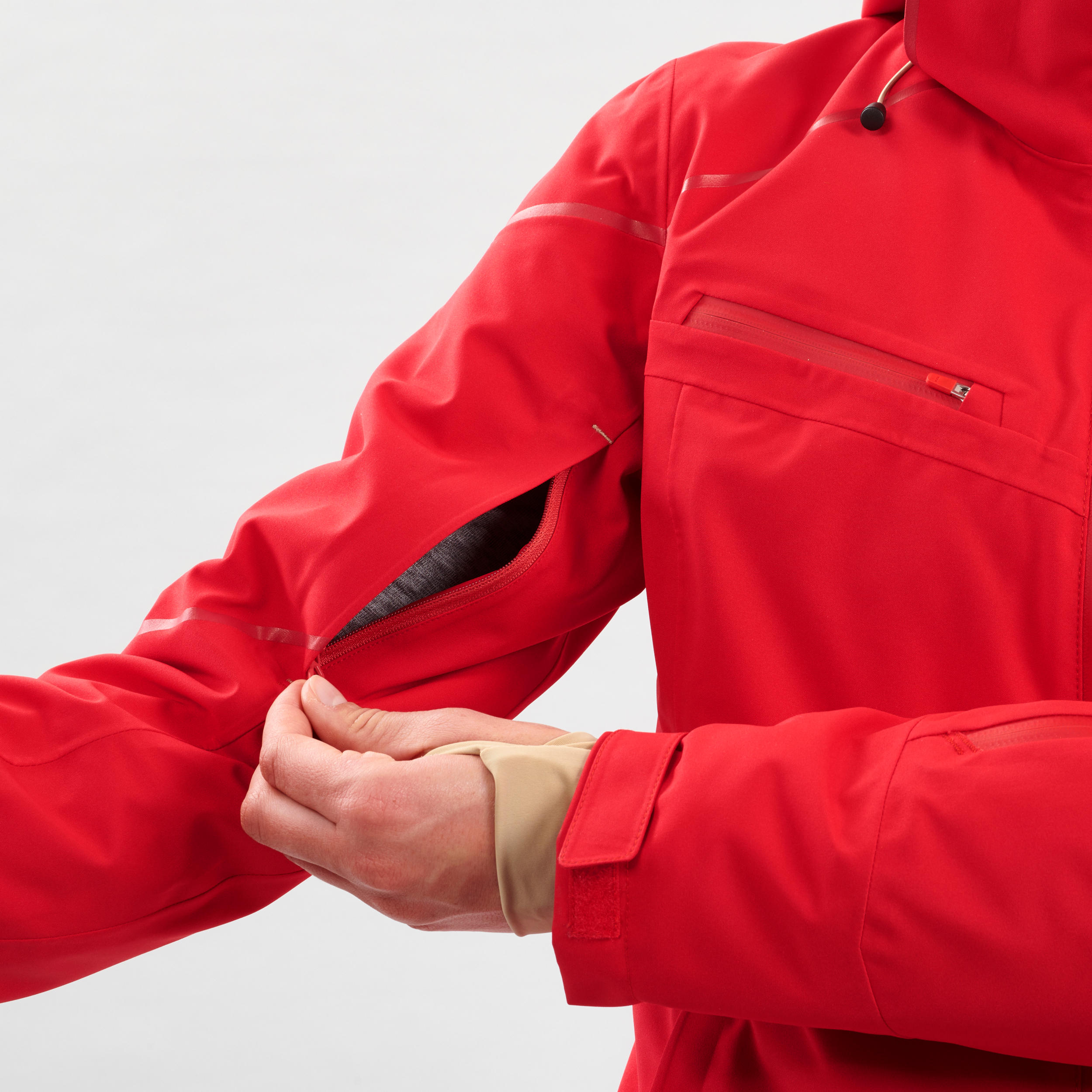 Women's Downhill Ski Jacket - Red 8/15