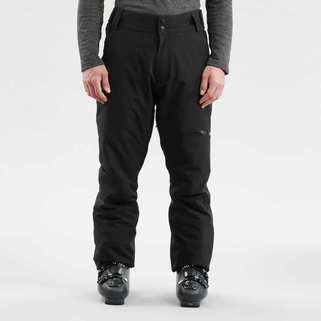 Men’s Warm Ski Trousers Regular - 500 - Black