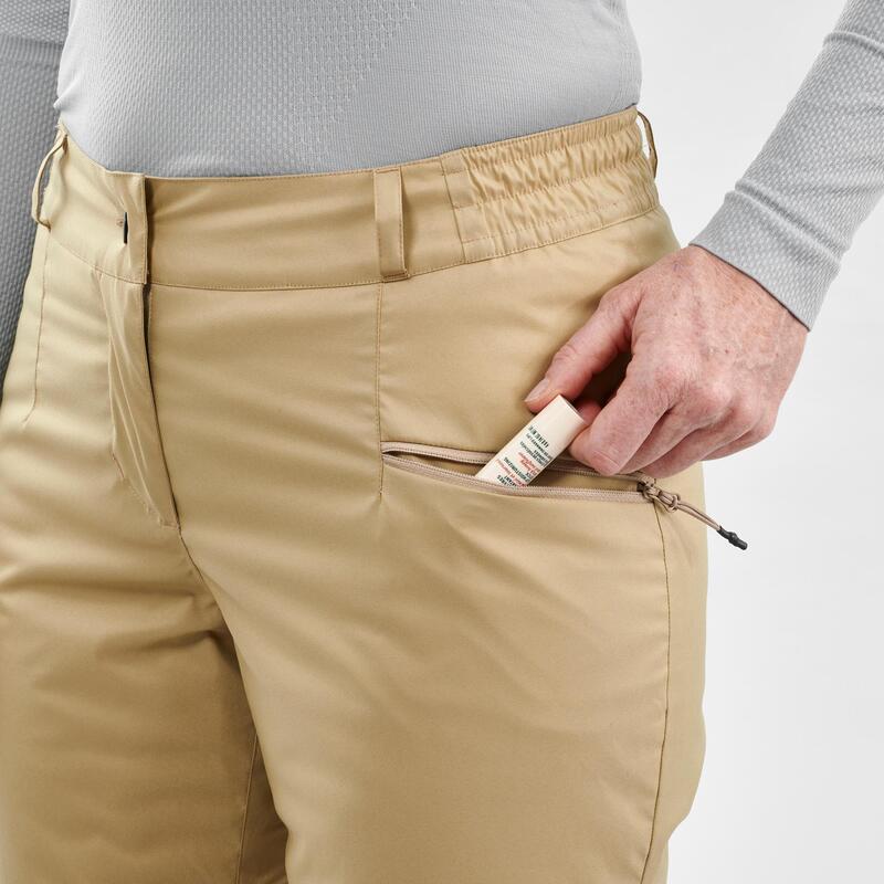 Pantaloni de schi călduroși, 100 bej, damă