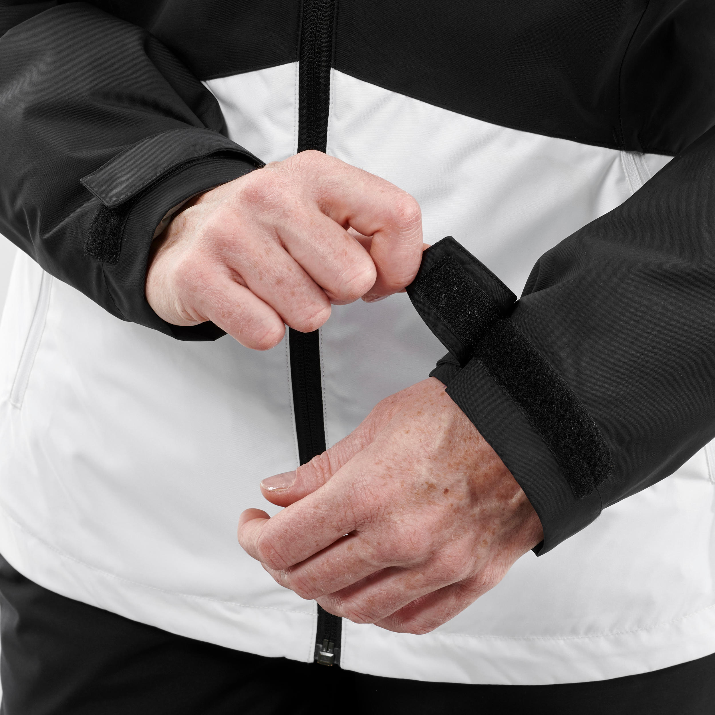 

Women' Ski Jacket 180 - Black and White, Black/white