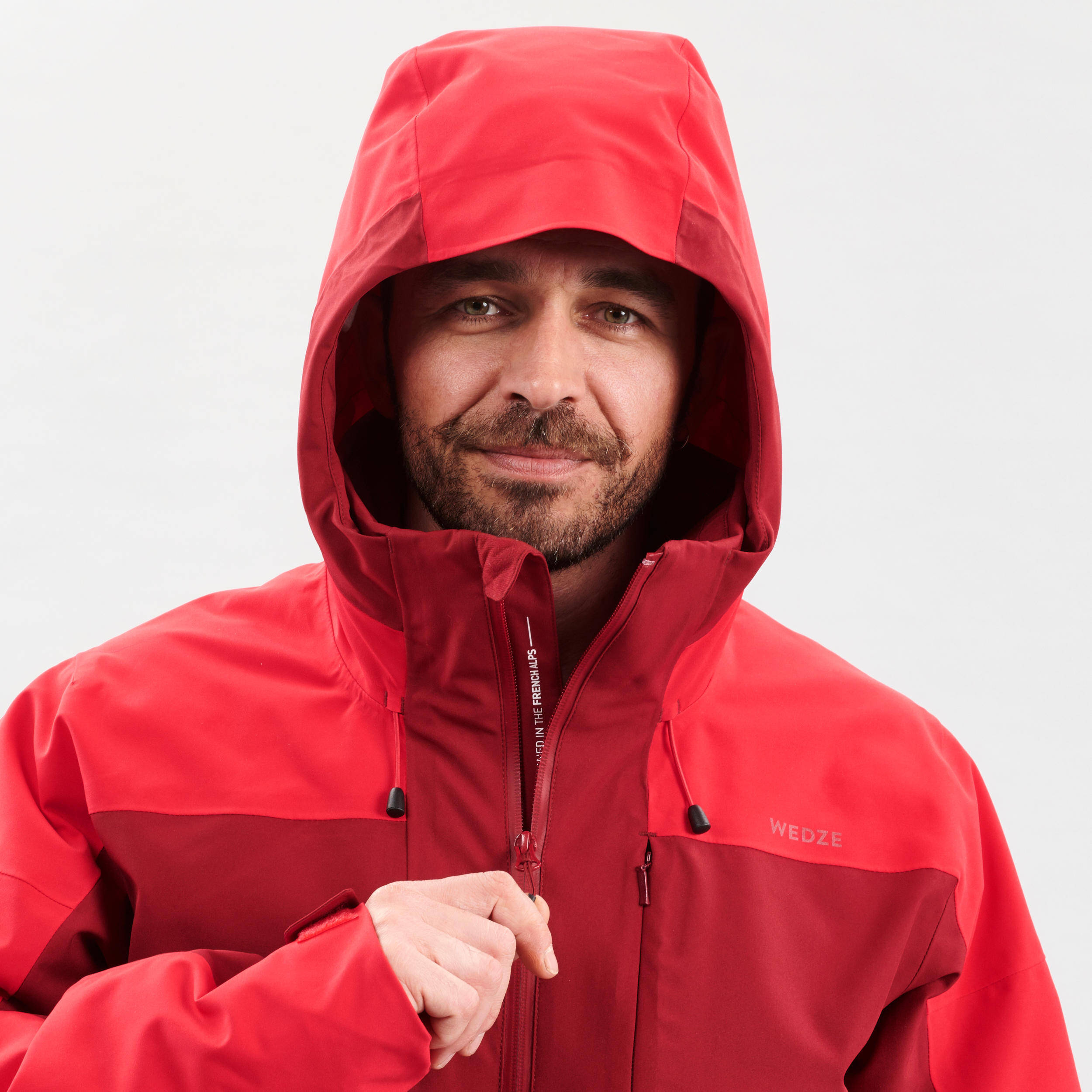 Men Winter Jacket for Skiing - Red -9°C -  5