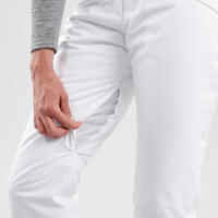 Women's Warm Ski Trousers 580 - White