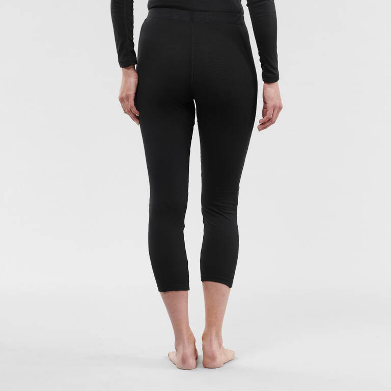 Celana Base Layer Ski Wanita BL 100 - Hitam