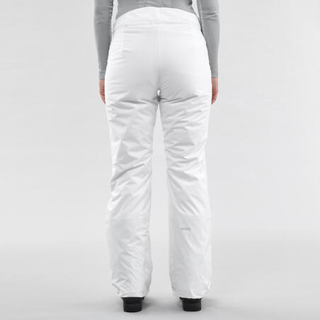 Штани лижні жіночі 180 для трасового катання білі