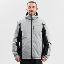 ABRIGO CHAQUETA ESQUÍ Y NIEVE WED'ZE 180 HOMBRE GRIS Y NEGRA