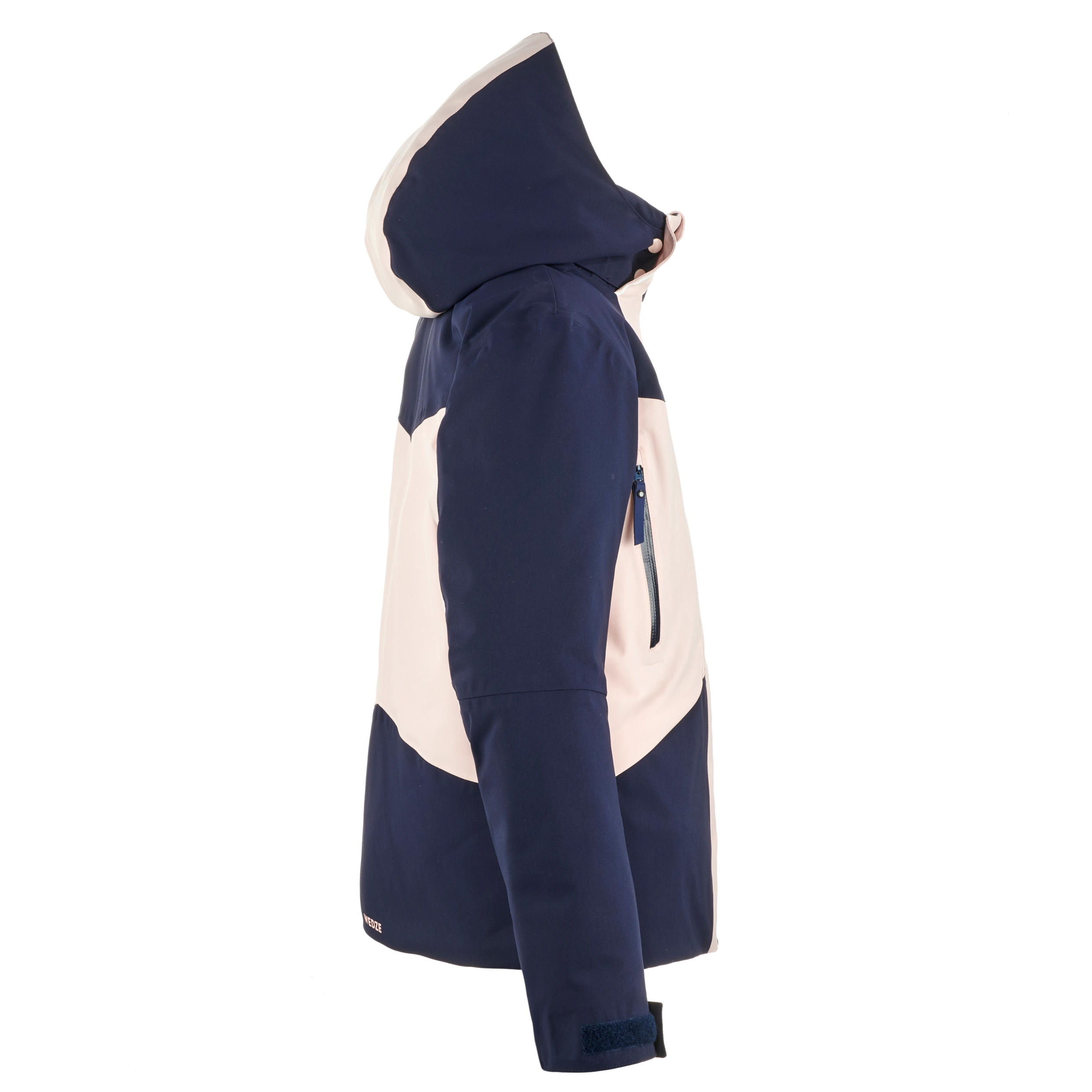 Kids' Ski Jacket 900 - Navy Blue and Powder Pink 3/11