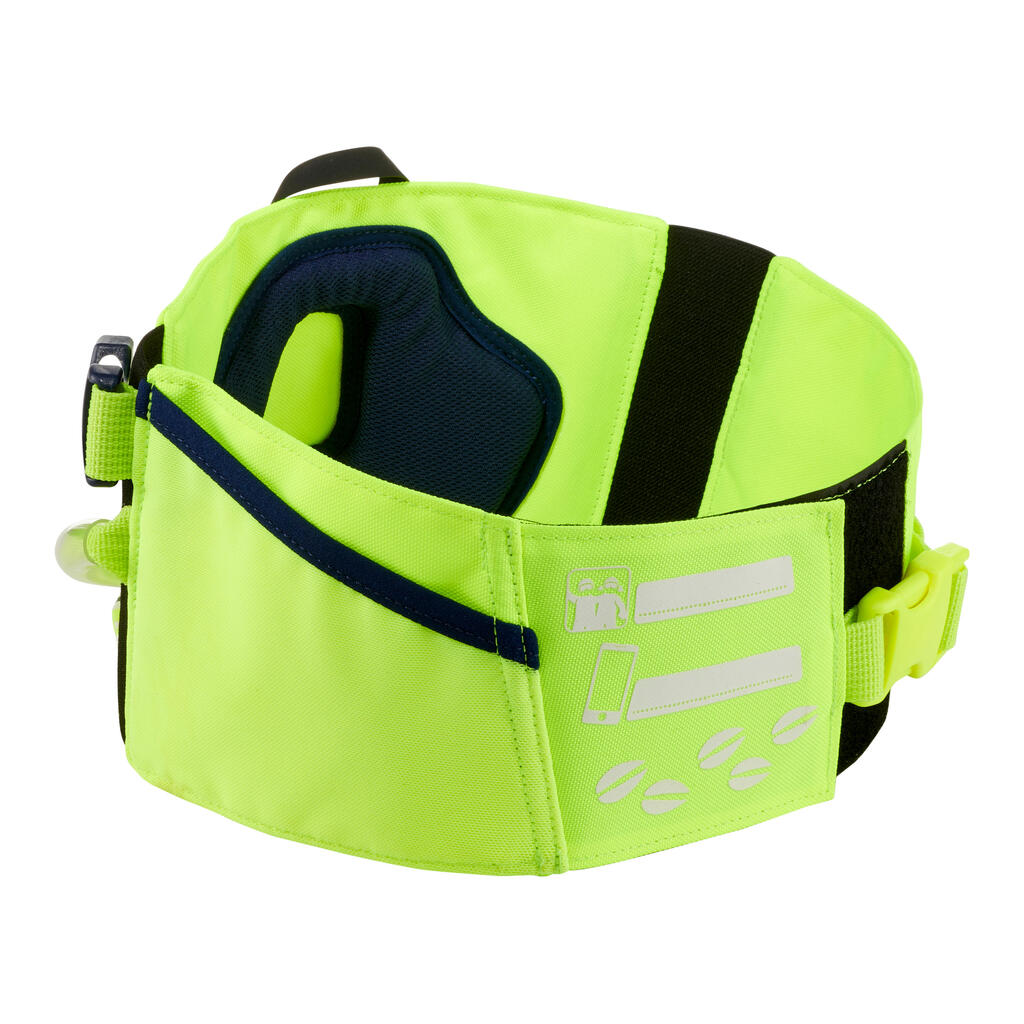 רתמת סקי לילדים מתחילים SKIWIZ 100 -צהוב ונייבי