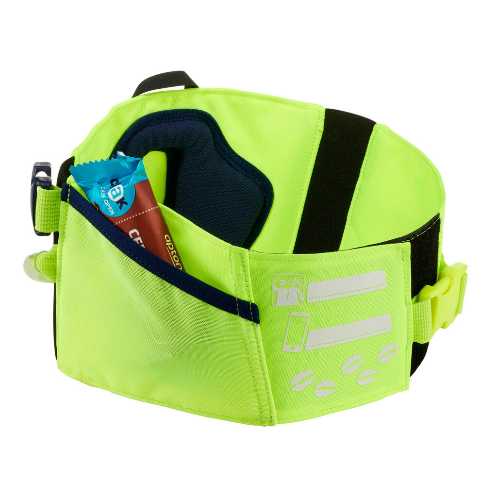 רתמת סקי לילדים מתחילים SKIWIZ 100 -צהוב ונייבי