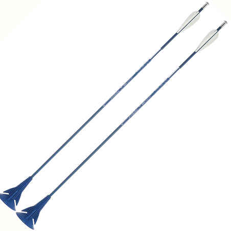 Flechas con ventosa de tiro con arco x2 unidades - Geologic Easysoft azul