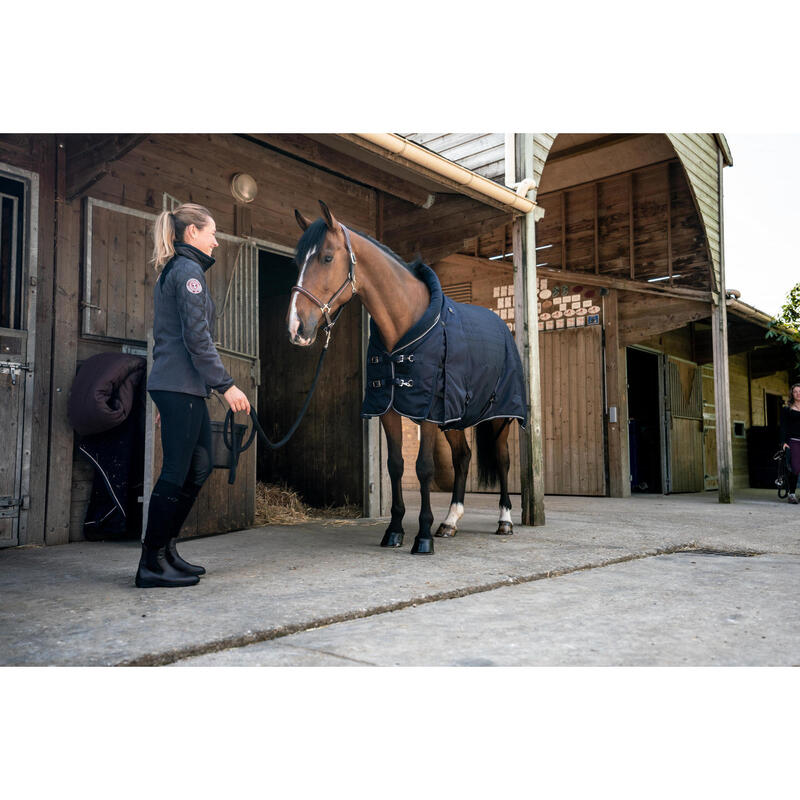 Lótakaró Stable 400, póni és ló méret, tengerészkék