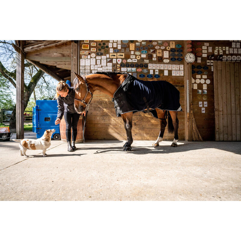 Stalldecke Performance Fleece Pferd/Pony marineblau