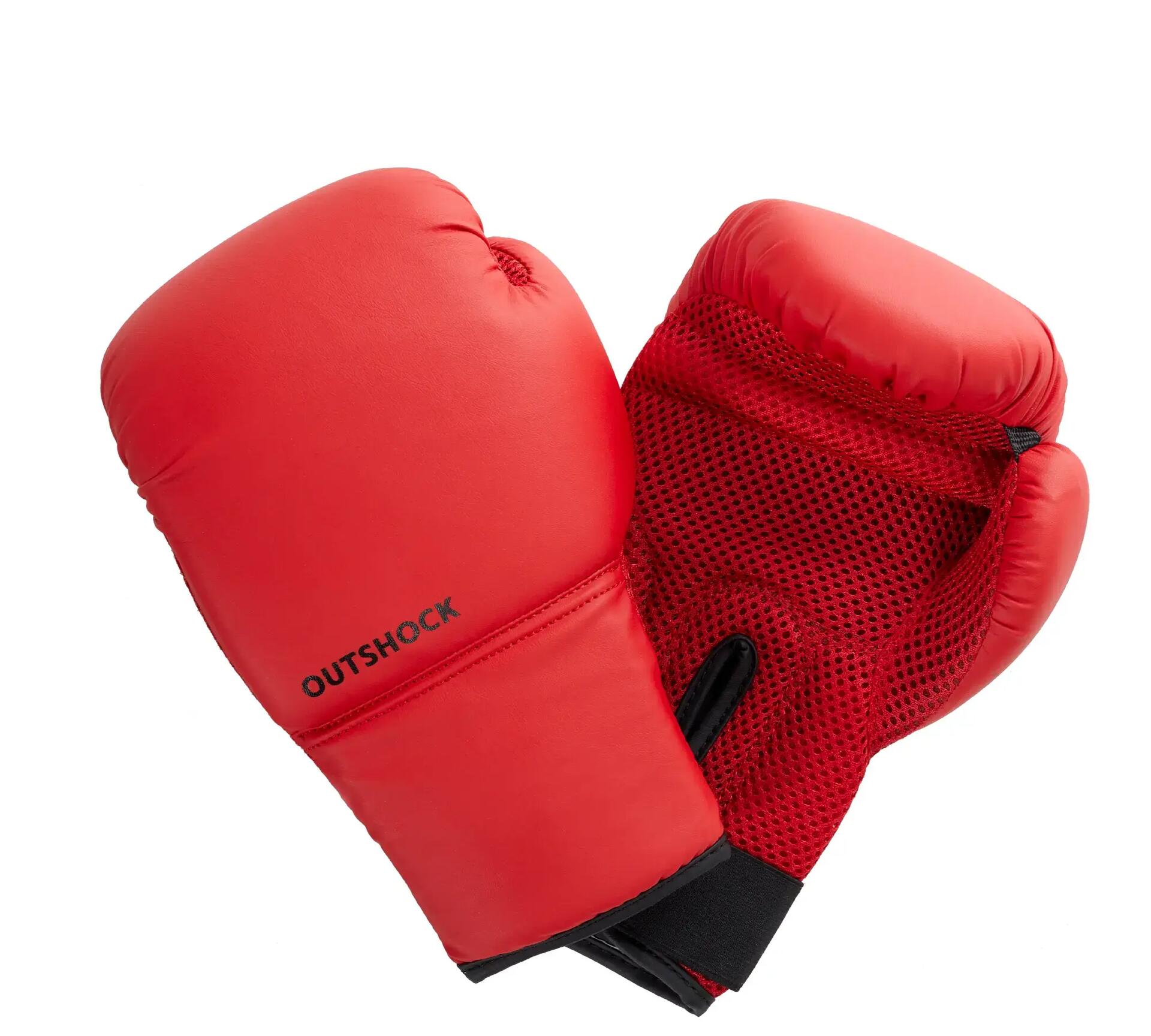 DECATHLON DOMYOS OUTSHOCK KIT PUNCHING BALL JUNIOR + GANTS DE BOXE 4OZ