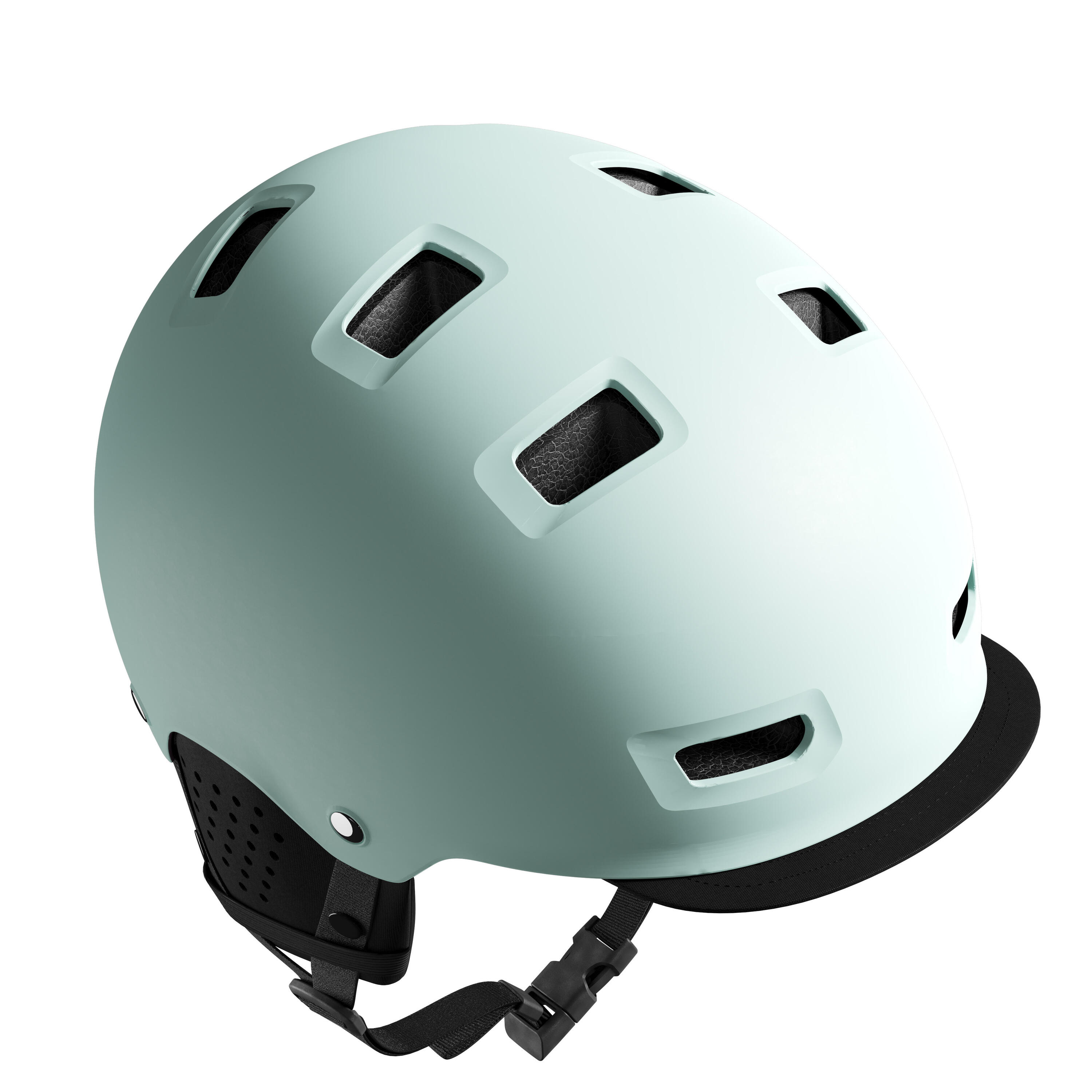 BTWIN 500 City Cycling Bowl Helmet - Pastel Mint