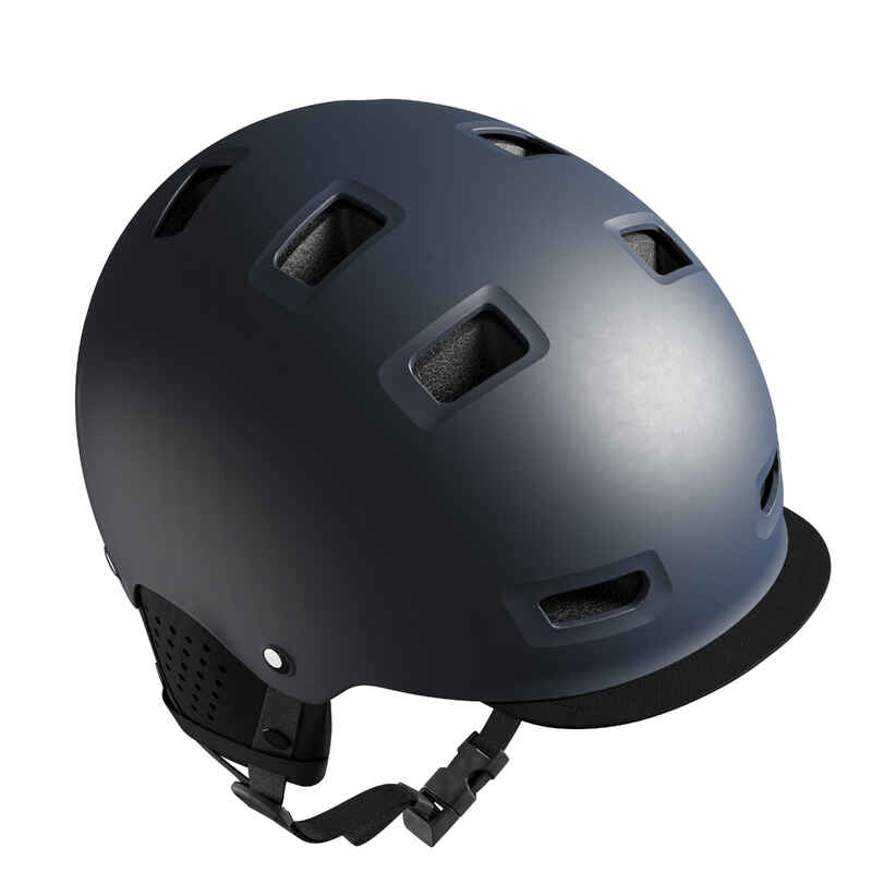 Fahrradhelm City 500 Bowl dunkelblau Fahrradhelm City 500 Bowl dunkelblau