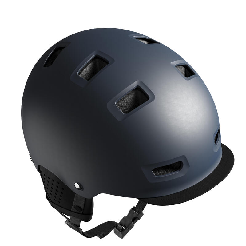 500 Urban Cycling Bowl Helmet - Dark Blue