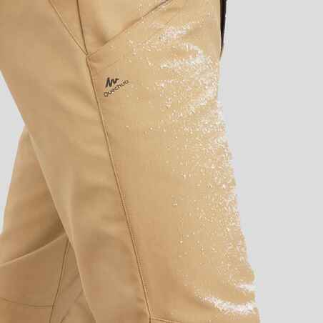 MEN'S WARM WATER-REPELLENT HIKING TROUSERS - SH500