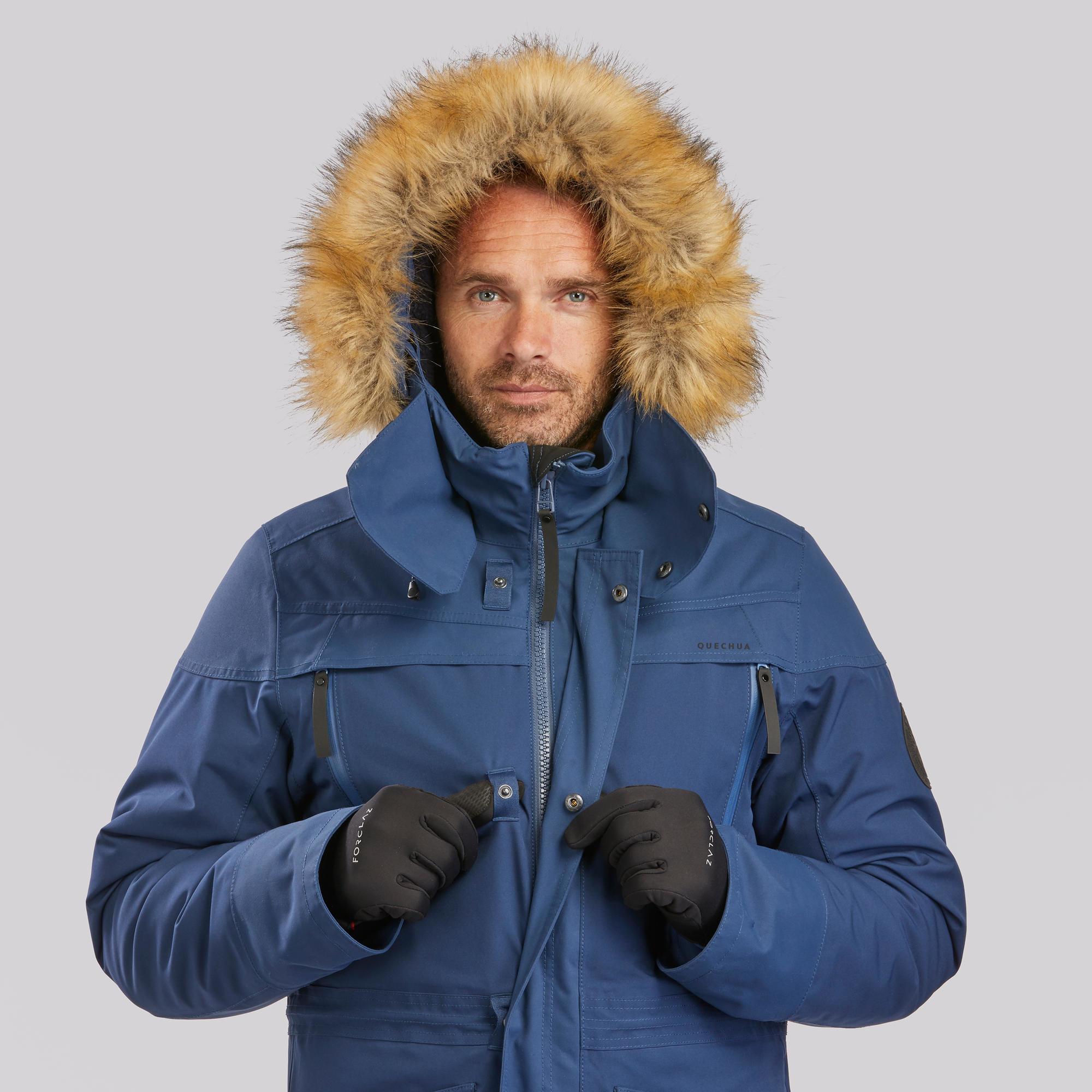 Waterproof winter hiking parka - SH900 -20°C - men