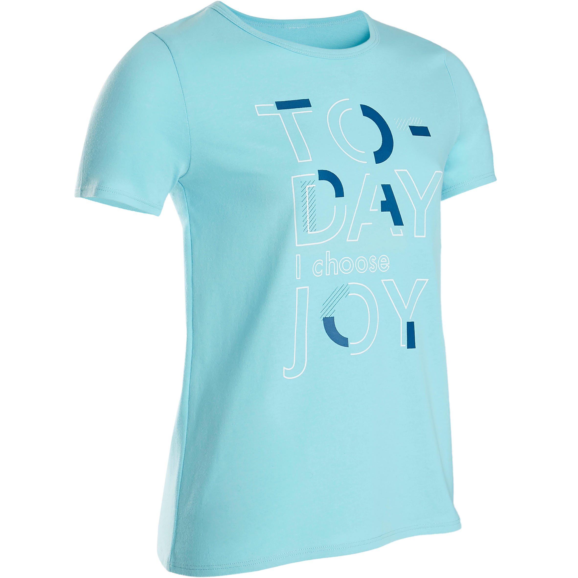100 Girls' Gym Short-Sleeved T-Shirt 