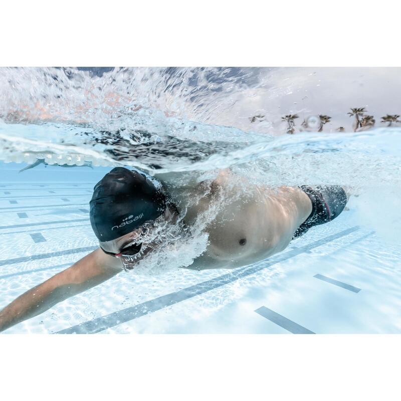 Bañador natación Hombre Jammer competición FINA Nabaiji negro