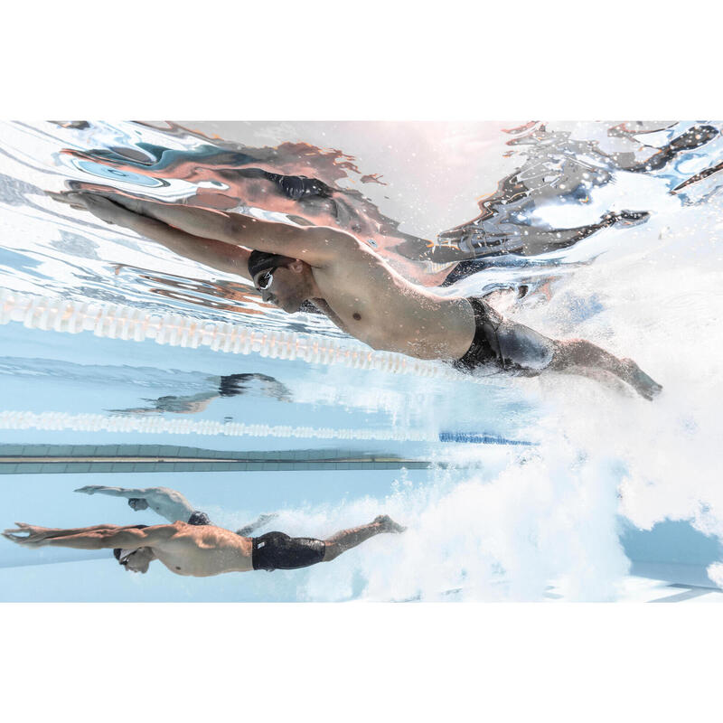 Bañador Hombre natación jammer competición FINA negro