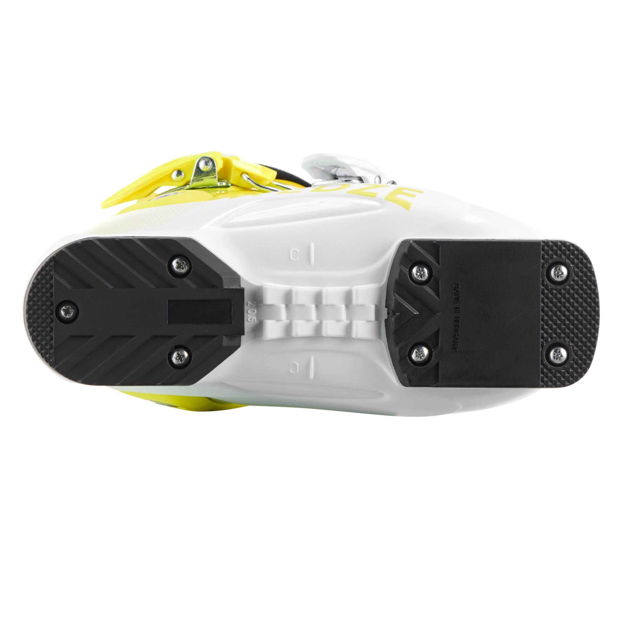 Kids’ Downhill Ski Boots - Pumzi 500 Yellow - WEDZE