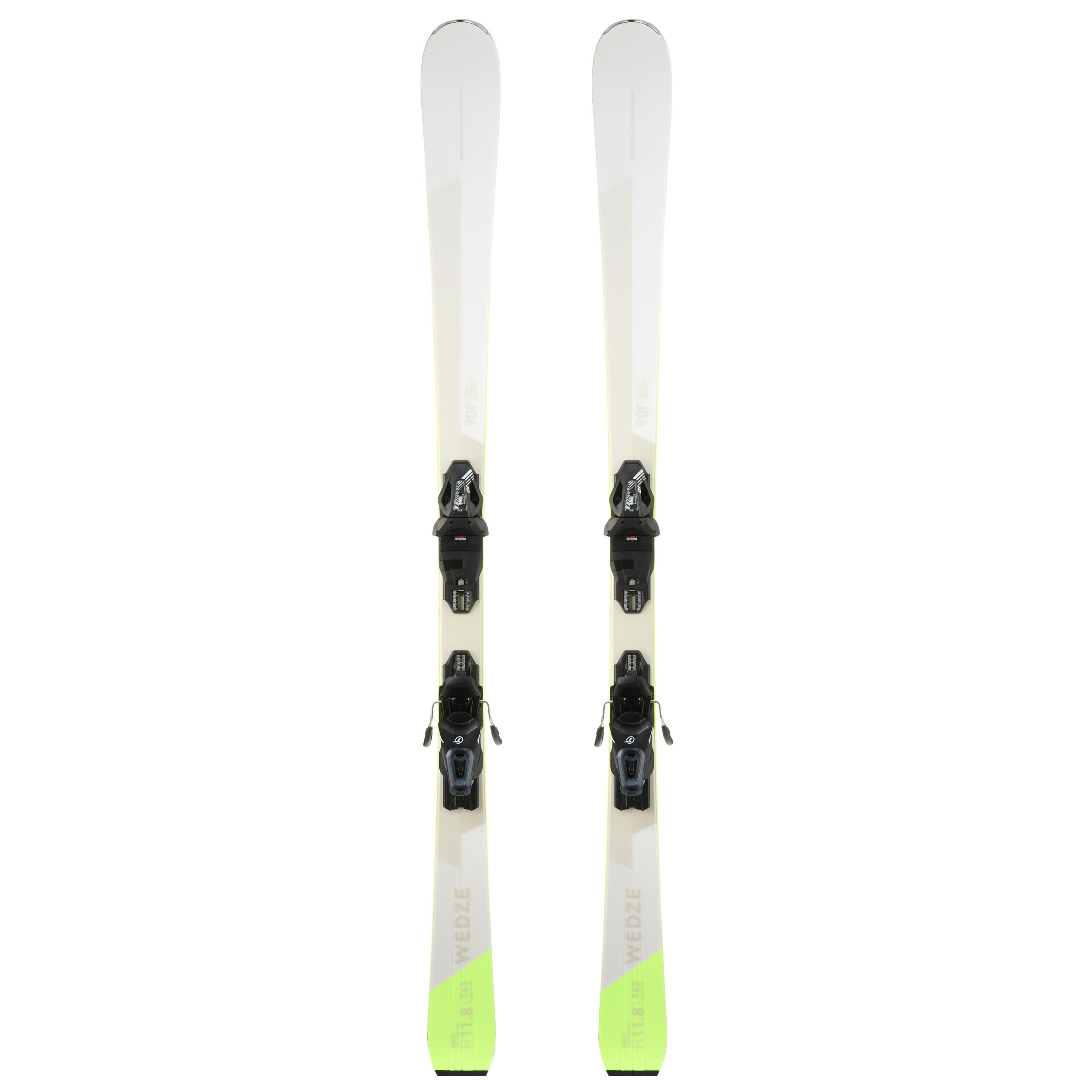 Women's Piste Ski with Binding - White 1/10