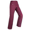 Women's Downhill Ski Trousers - Plum