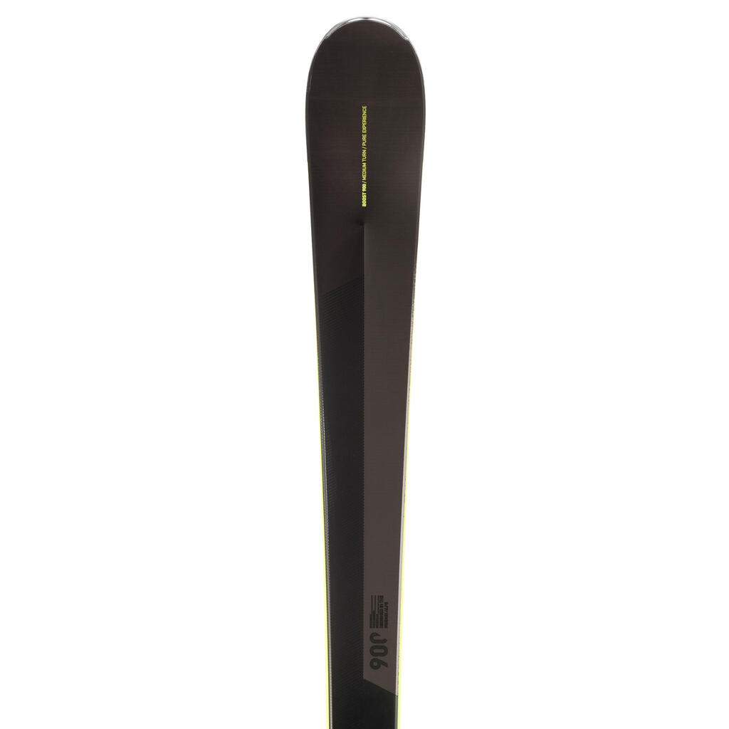 Men's Piste Ski with Binding Boost - Black