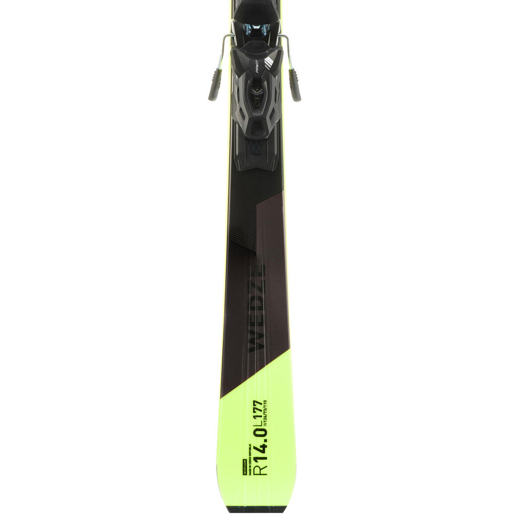 Men's Piste Ski with Binding Boost - Black