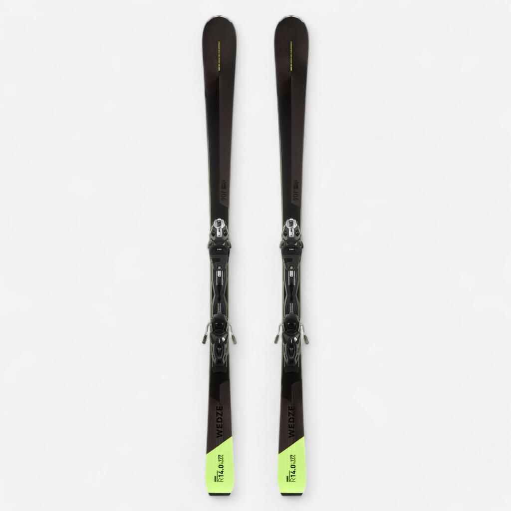 Men's Piste Ski with Binding Boost - Black