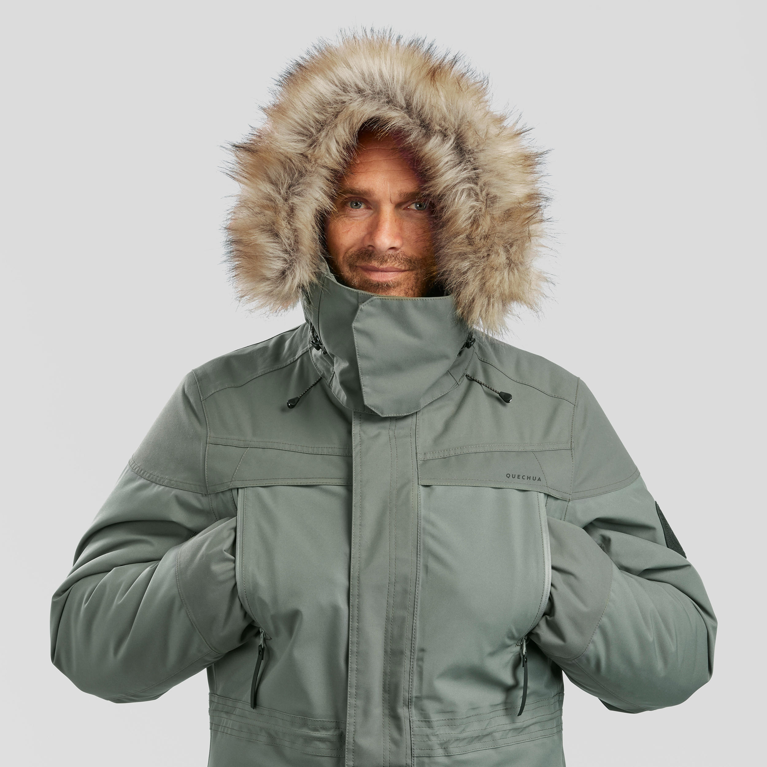 Parka hiver impermeable de randonnee SH900 20 C homme QUECHUA Decathlon