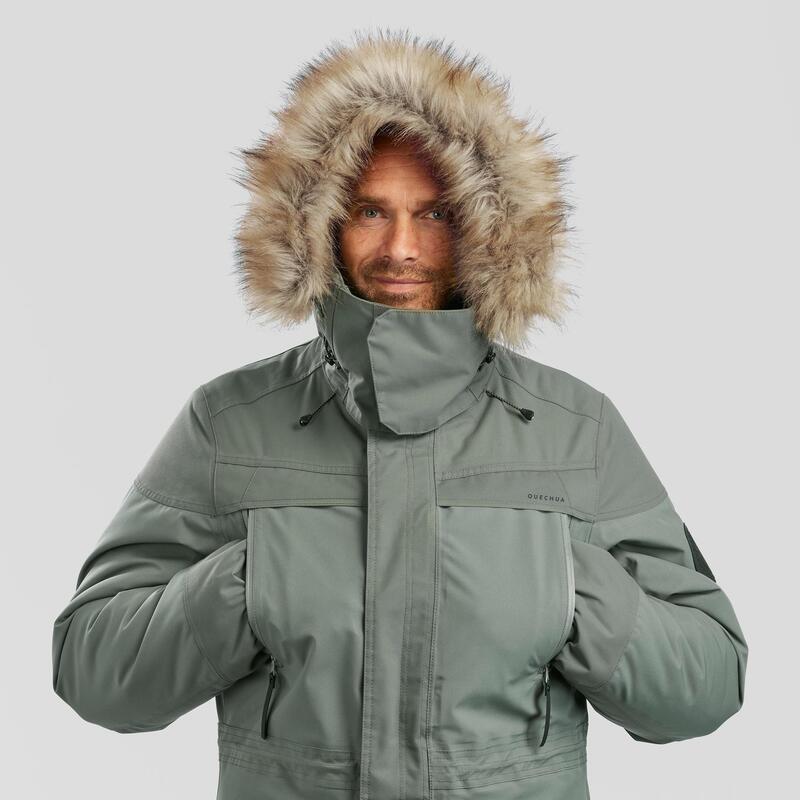 Geacă Parka Iarnă Impermeabilă Drumeție pe zăpadă SH900 U-Warm -20°C Bărbați