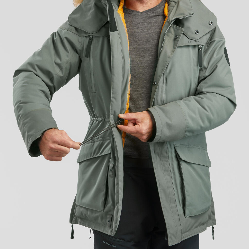 Vyriška žieminė neperšlampama žygių striukė „SH900“, tinka dėvėti iki –20 °C