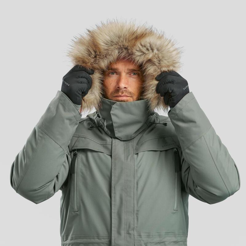 Geacă Parka Iarnă Impermeabilă Drumeție pe zăpadă SH900 U-Warm -20°C Bărbați