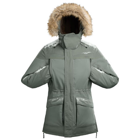 Куртка чоловіча SH500 Х-Warm для зимового туризму хакі