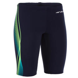 500 FIRST BOY’S SWIMMING JAMMER BLUE CADRO GREEN