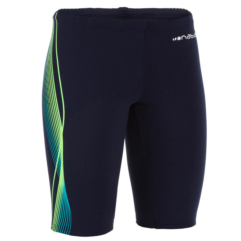 BOY'S FIRST SWIMMING JAMMERS - BLUE CADRO GREEN - Decathlon