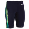 กางเกงว่ายน้ำเด็กผู้ชายทรงแจมเมอร์รุ่น 500 FIRST (สีฟ้า/เขียว ลาย CADRO)