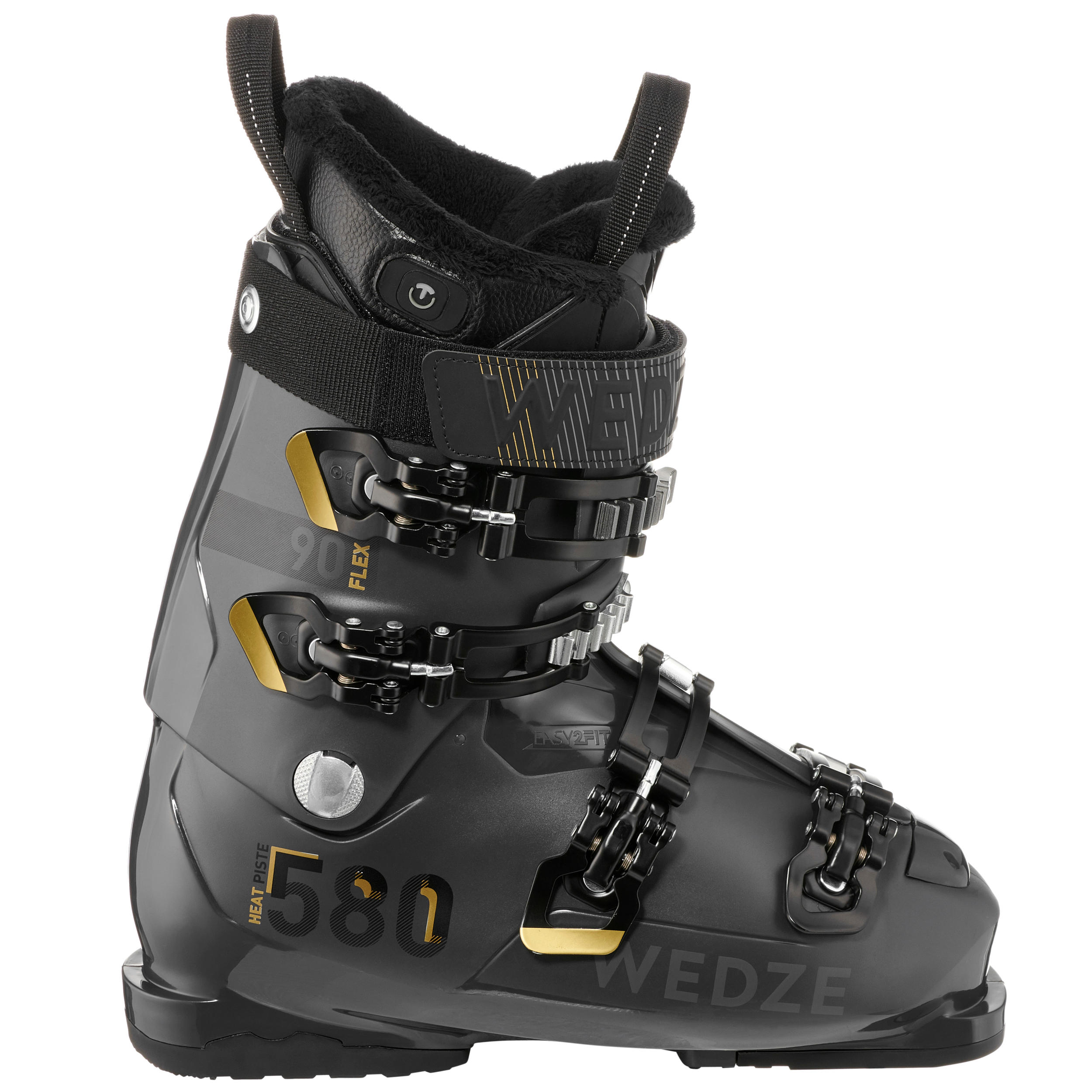 M Downhill Ski Boots Heat - Black 3/16