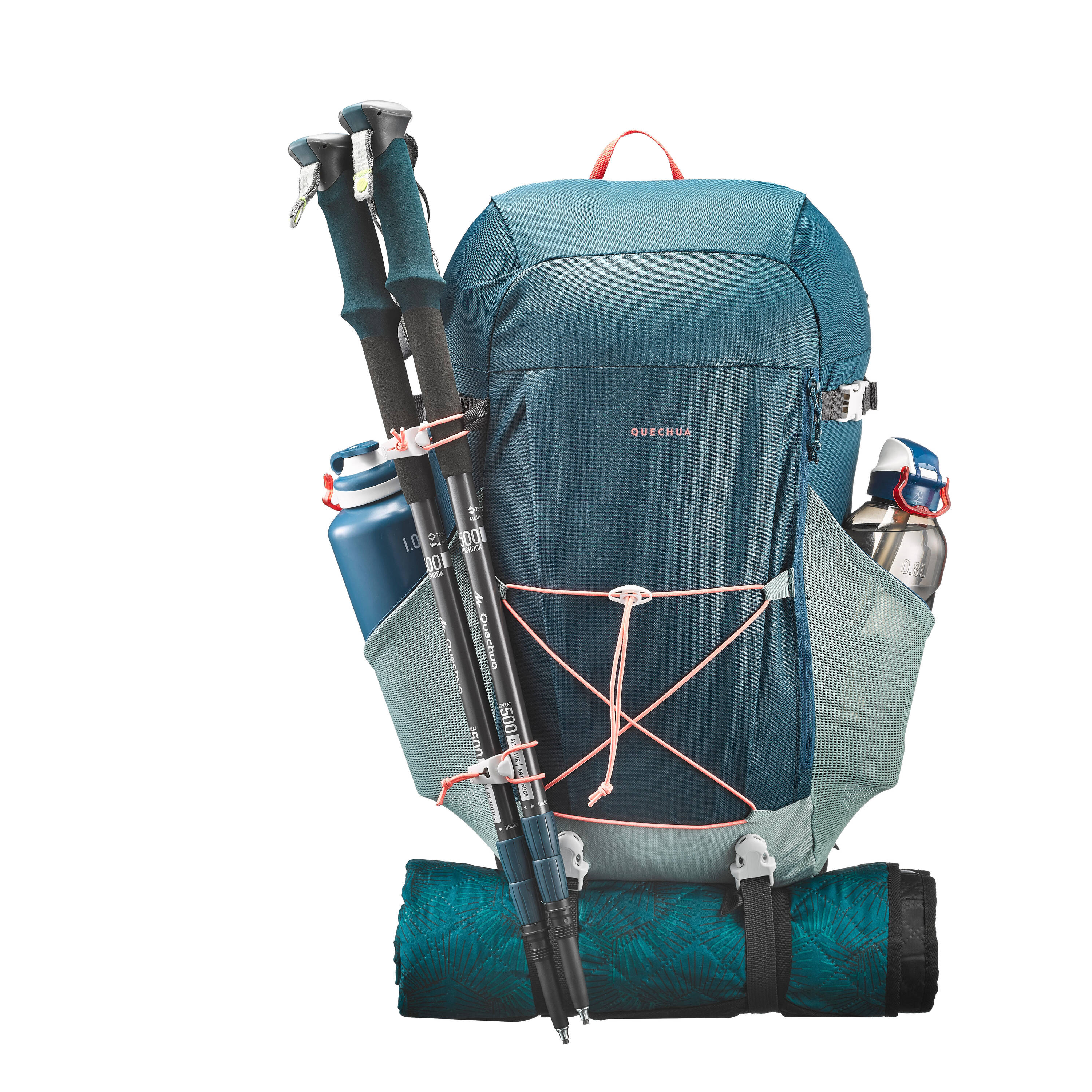 Hiking Bag 30 Litre NH100 - Turquoise -  2