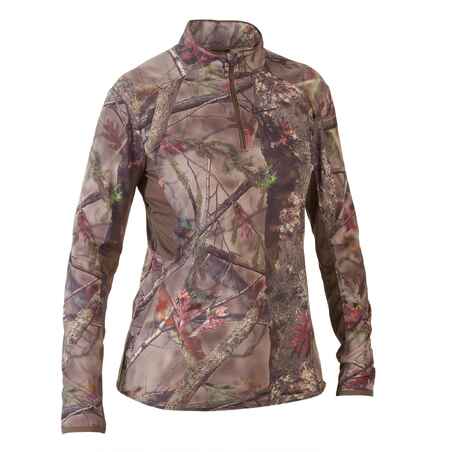 Women's Silent Breathable Long Sleeve T-Shirt - Camo