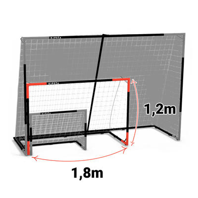 Portería de Fútbol Kipsta SG 500 talla M azul marino/naranja