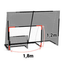 SG 500 Football Goal Size M - Navy Blue/Orange